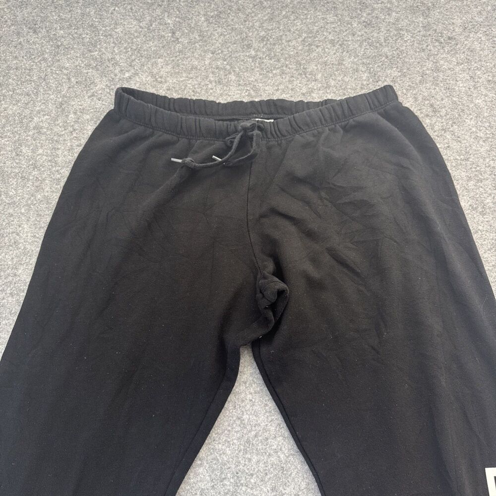 PINK Victoria's Secret Women's Gray Logo Jogger Pants L Cotton Blend - Picture 2 of 12